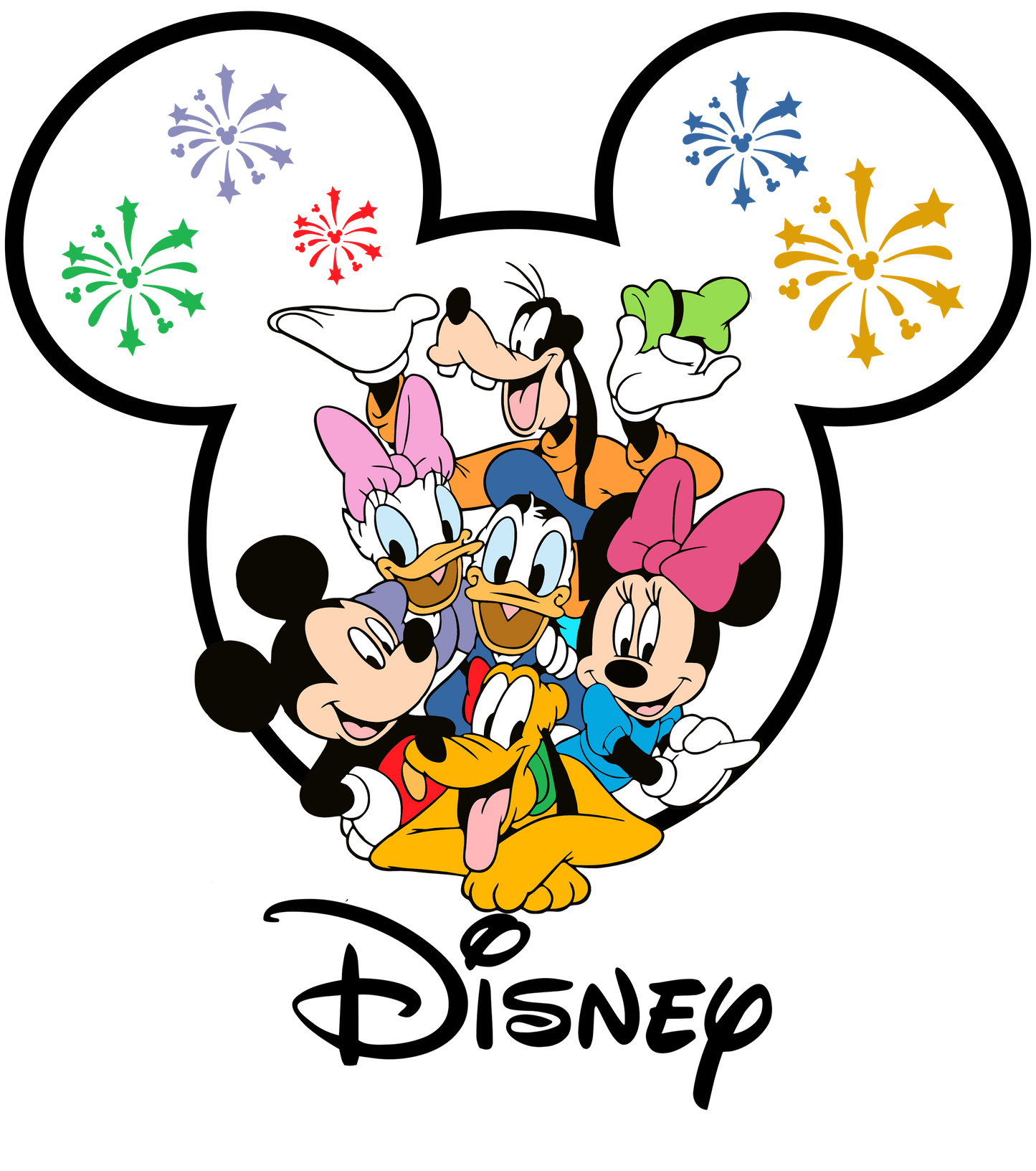 Disney D1 Transfer de sublimación para playeras