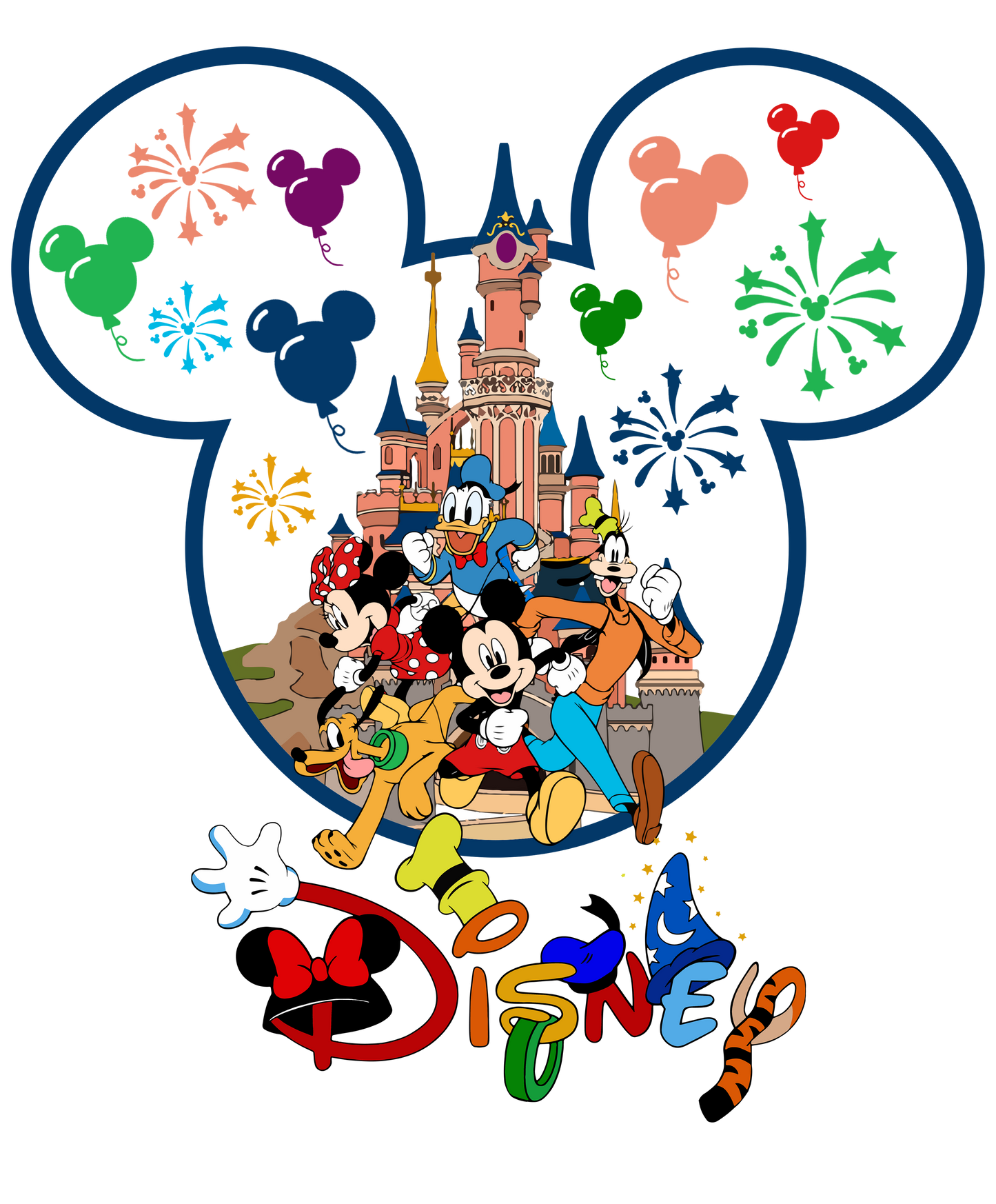 Disney D5 Transfers de sublimación para playeras