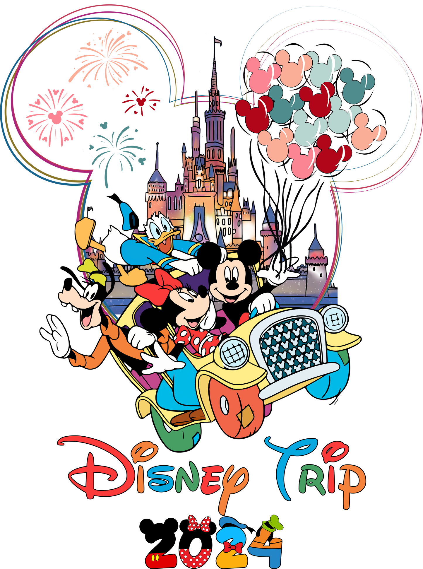 Disney D7 Transfer de sublimación para playeras