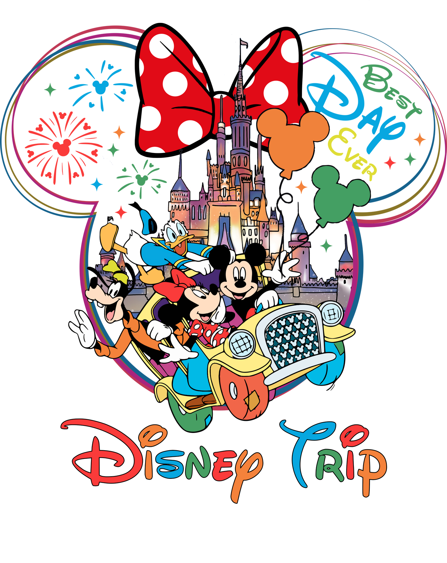 Disney D10 Transfer de sublimación para playeras