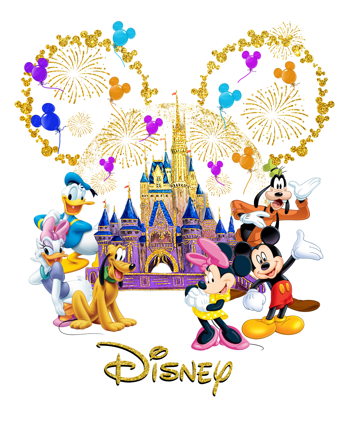 Disney D13 Transfer de sublimación para playeras