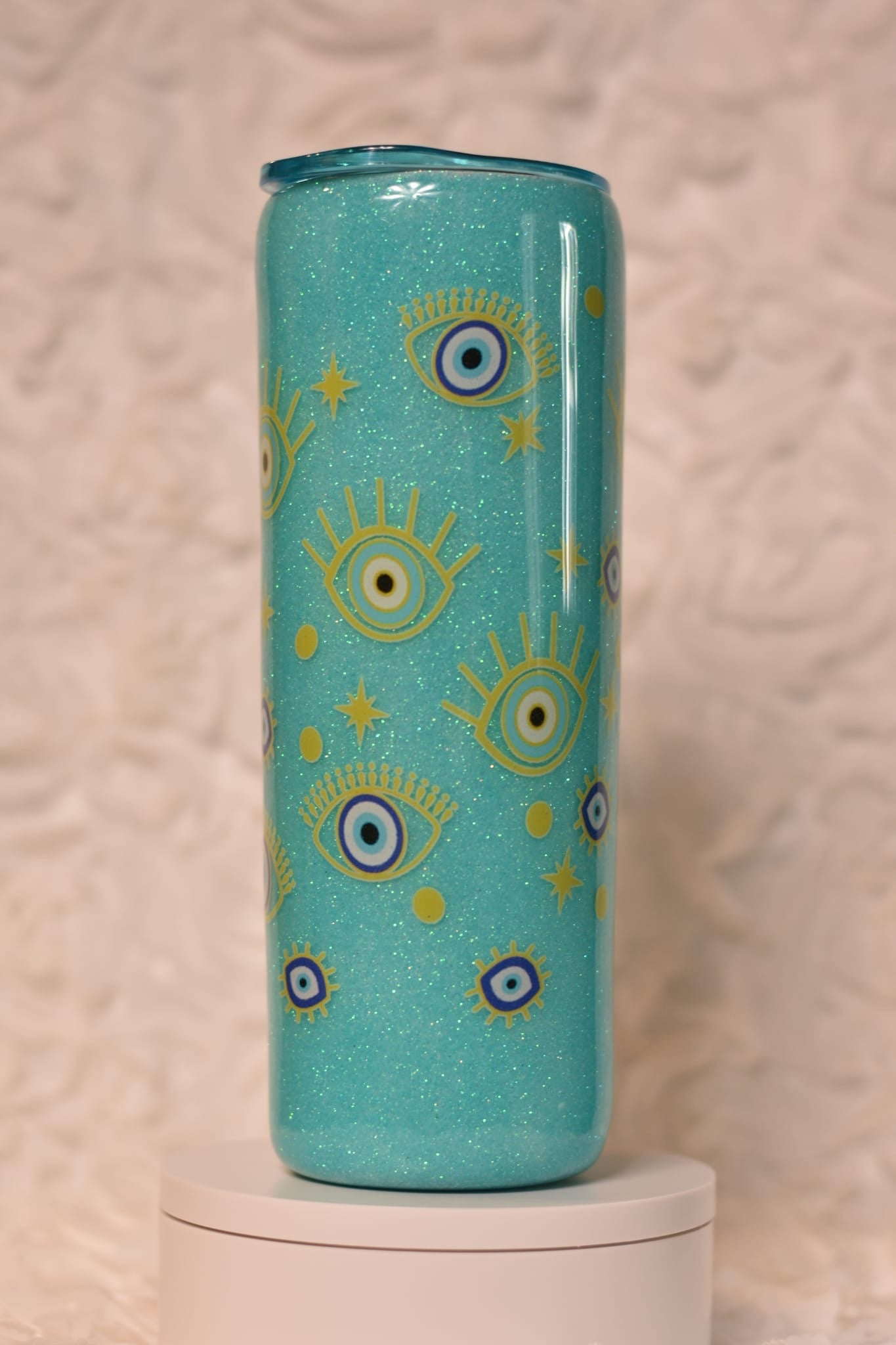 Owl Blue Resin Tumbler