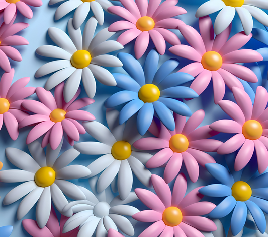 DAISIES TUMBLERS SUBLIMATION TRANSFER