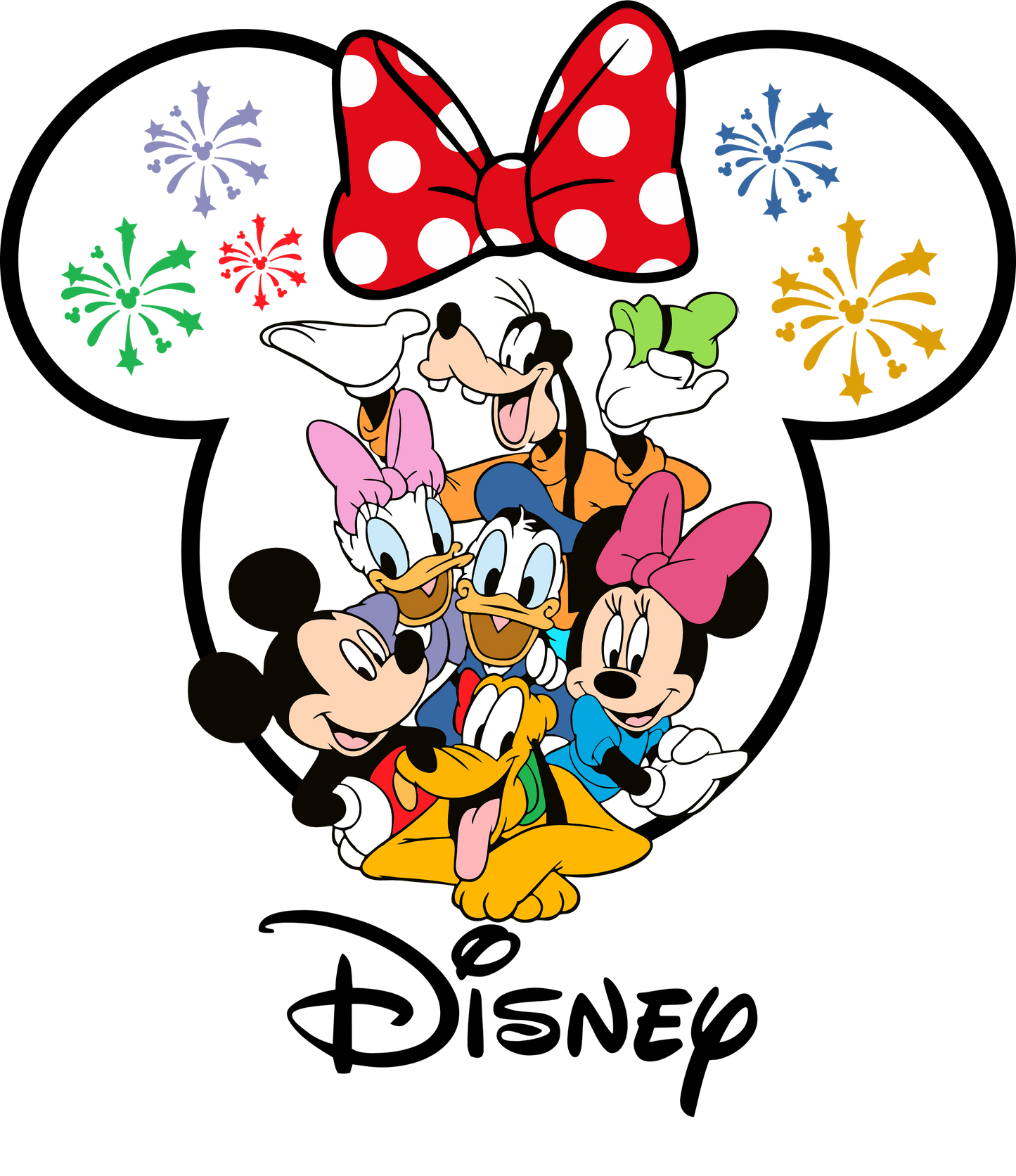 Disney D2 Transfer de sublimación para playeras