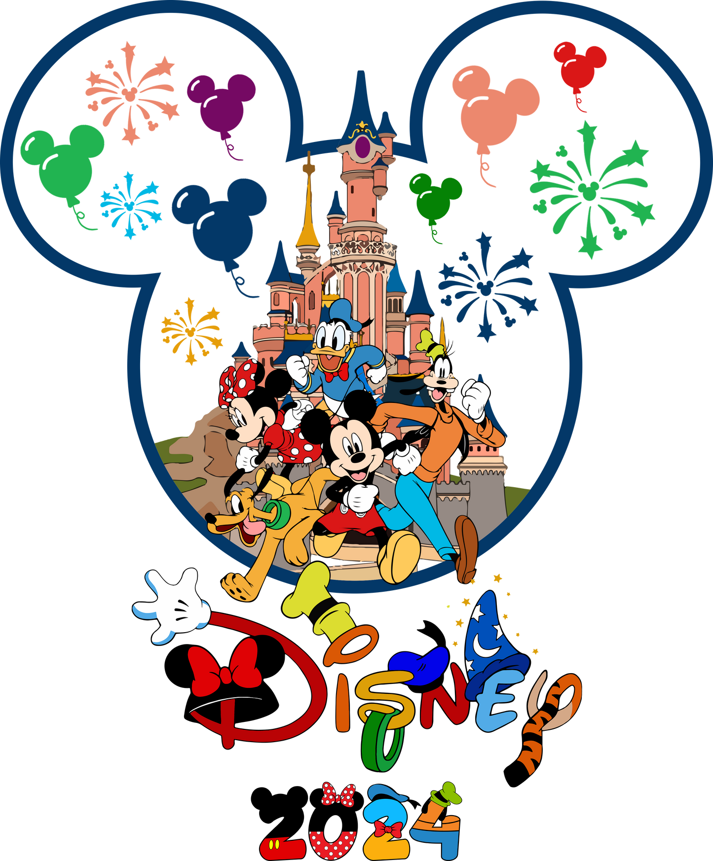 Disney D5 Transfers de sublimación para playeras