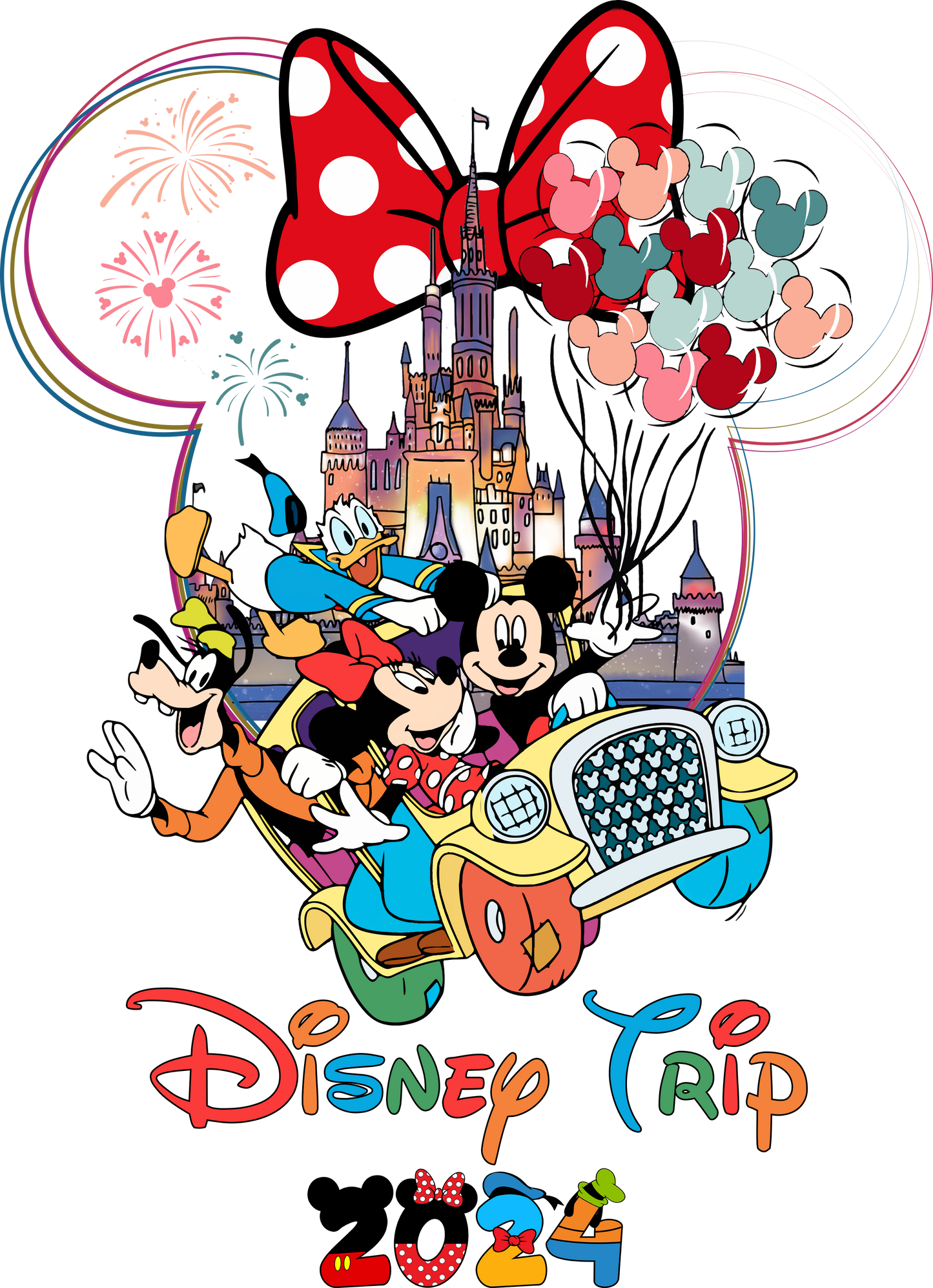 Disney D8 Transfer de sublimación para playeras