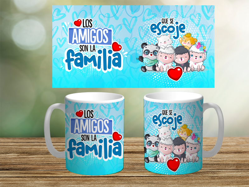 Amigos Sublimation Transfer Mug