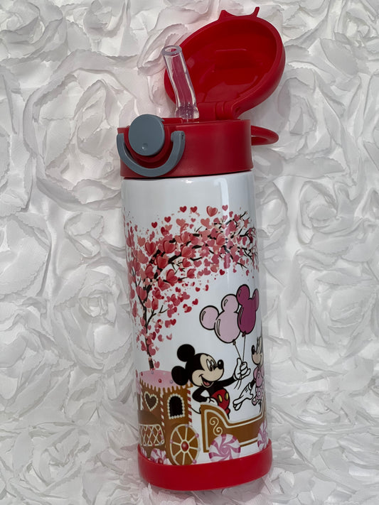 Sublimation Bottle for Kids 12oz Mickey and Minnie