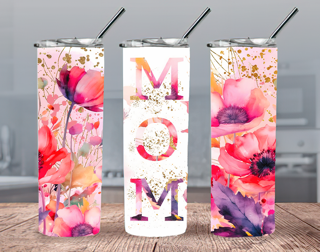 MOM Sublimation Skinny Tumbler