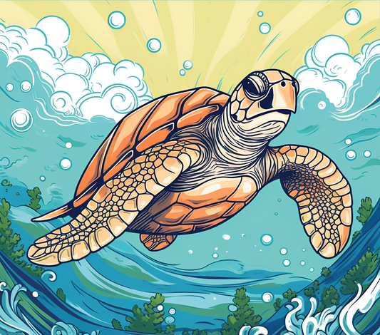 TURTLEY TUMBLERS SUBLIMATION TRANSFER