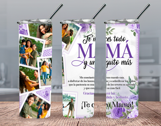 MOM Sublimation Skinny Tumbler