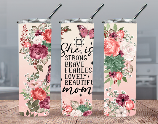 MOM Sublimation Skinny Tumbler