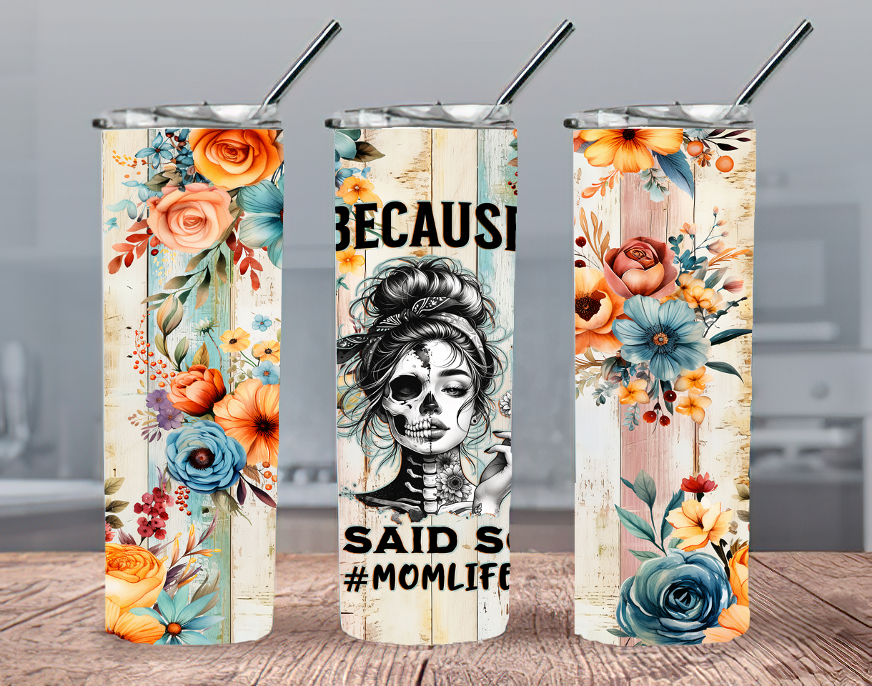 MOM Sublimation Skinny Tumbler